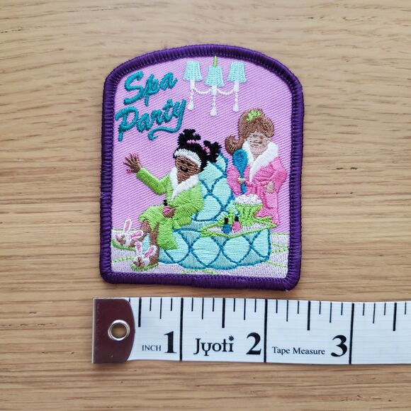 Vintage 90s Girl Scouts Spa Party Patch - Picture 3 of 3